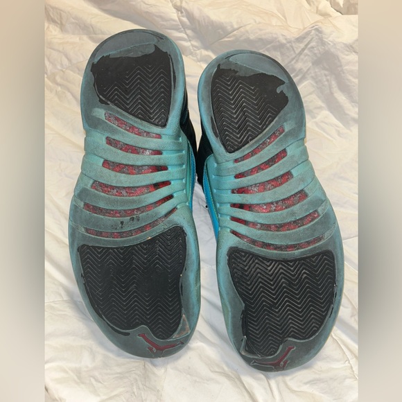 NIKE jordan 12 retro gama blue high top shoes size 10.5 men - Picture 8 of 13